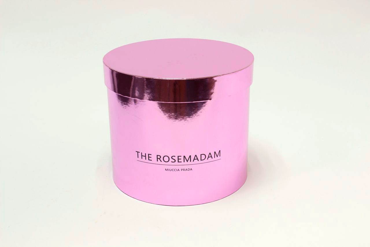 Коробка Цилиндр 21*18 см "The Rosemadam" Розовый (Арт) 7202306/5-3
