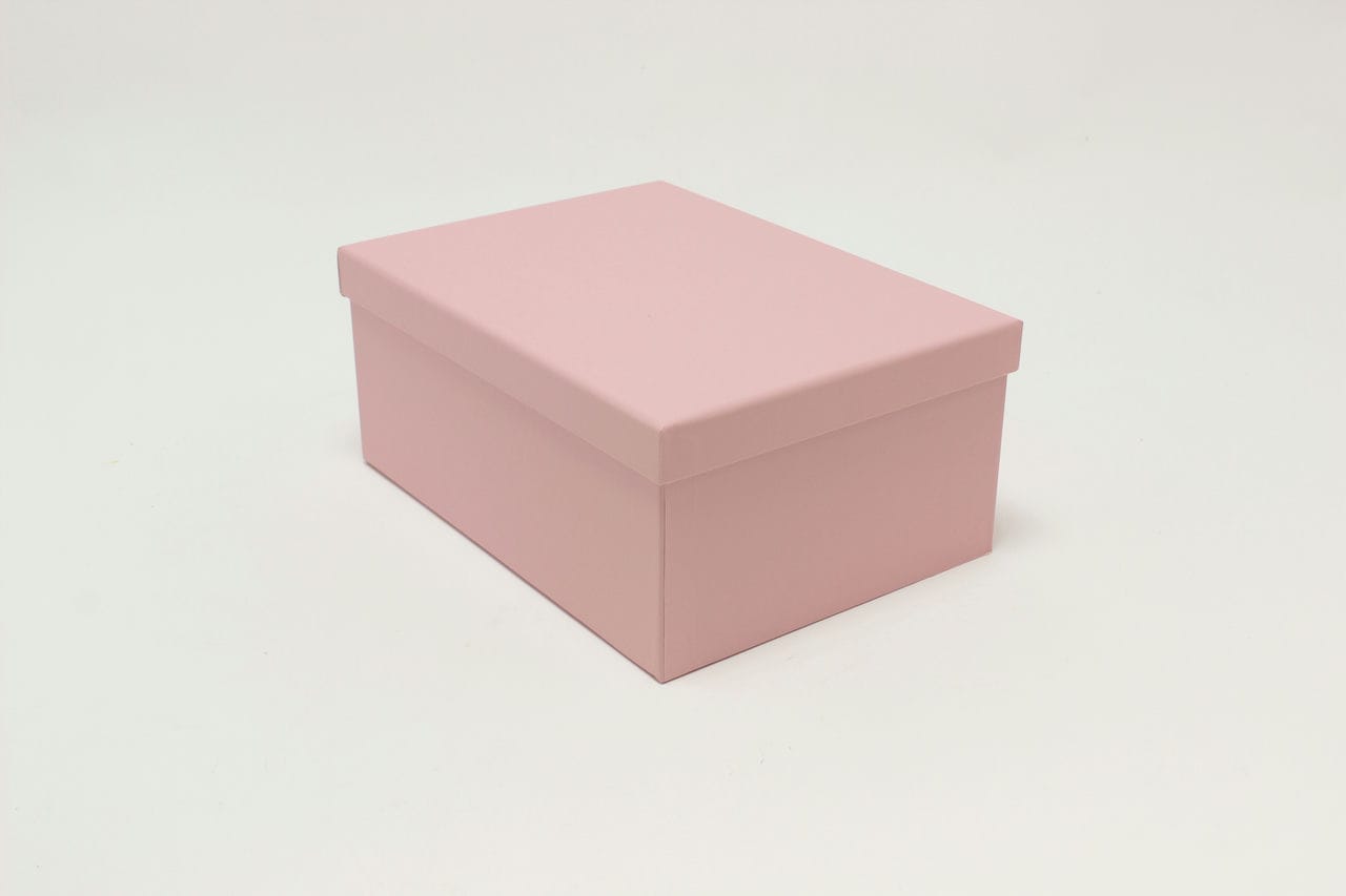 Коробка прямоугольная "Classic" 26,3*19,3*11,3 см, Нежно розовый (Арт) 721604/1293-5