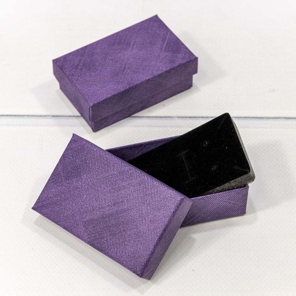 Коробка Прямоугольная 8*5*2,5 см, Фиолетовый