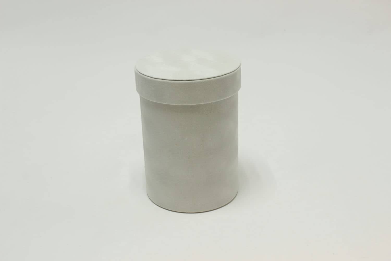 Коробка цилиндр бархатная "Velvet" 13*17,5 см, Белый (Арт) 720952/3-5